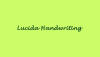 Lucida Handwriting