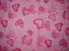 Pink tie dye heart flannel